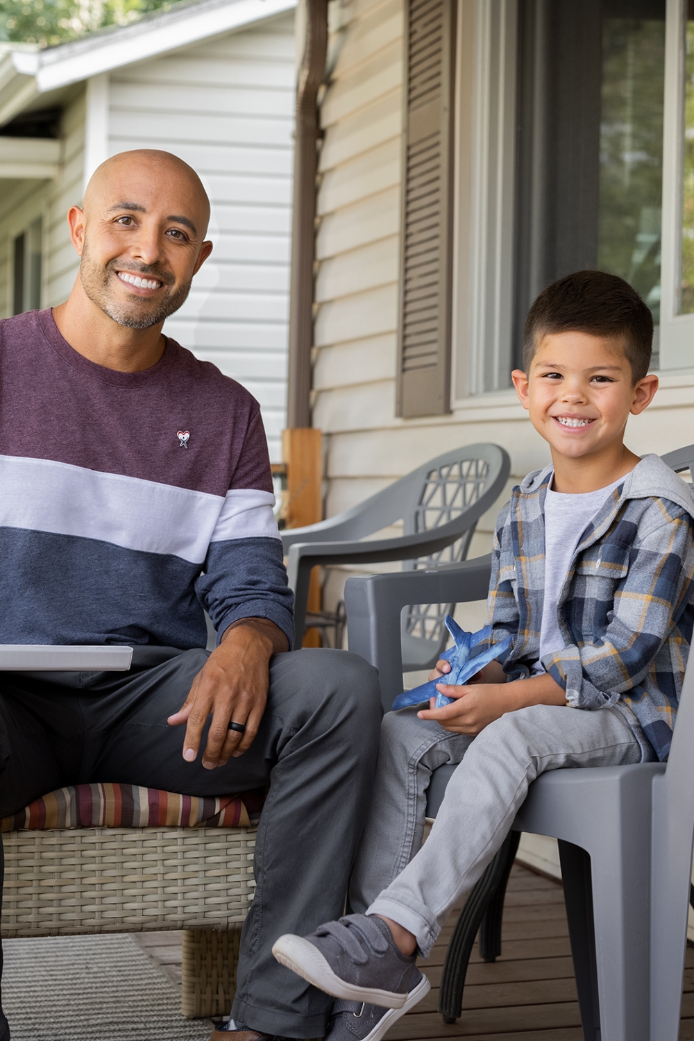 Yamhill County CASA Volunteer with Child